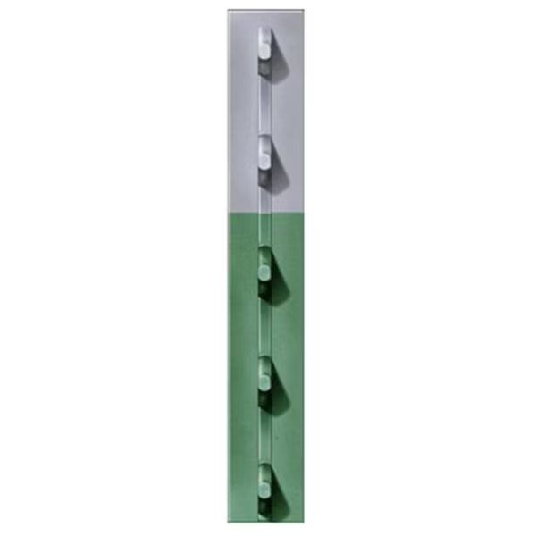 FRPT12500056G4N 1.25 in. x 5 ft. 6 in. Green Studded T-Post; Pack Of 5, Book Publishing Co, Mfr#: GR137172
